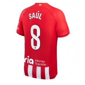 Atletico Madrid Saul Niguez #8 Replika Hjemmebanetrøje 2023-24 Kortærmet